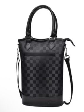 NWT Tirrinia Insulated Double Wine Tote with opener and crossbody strap